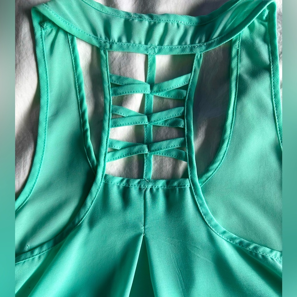 Iris of Los Angeles Sheer Racerback Medium